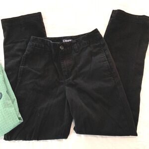 Chaps | Black Casual Big Boys Uniform Pants Trousers 8